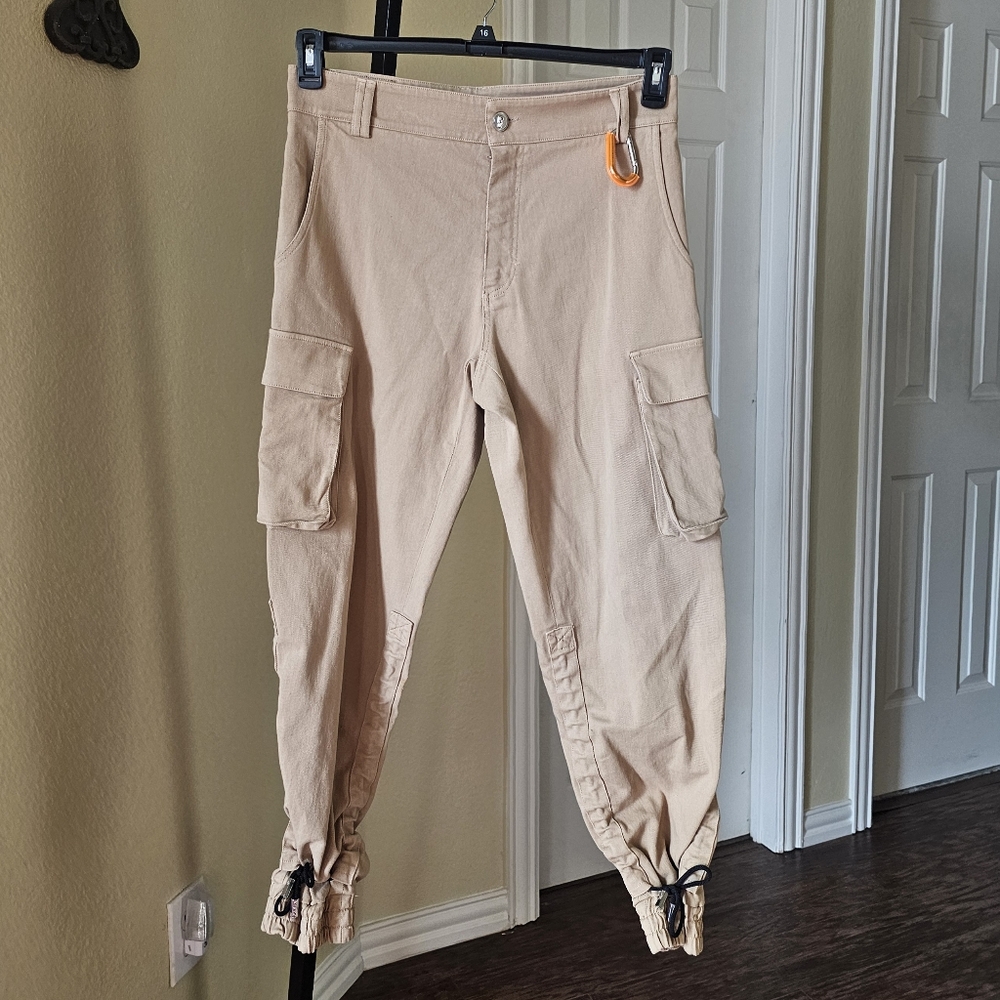 Philipp Plein Cotton Cargo Fit Iconic Plein Pant Made in Italy Size 50/L
